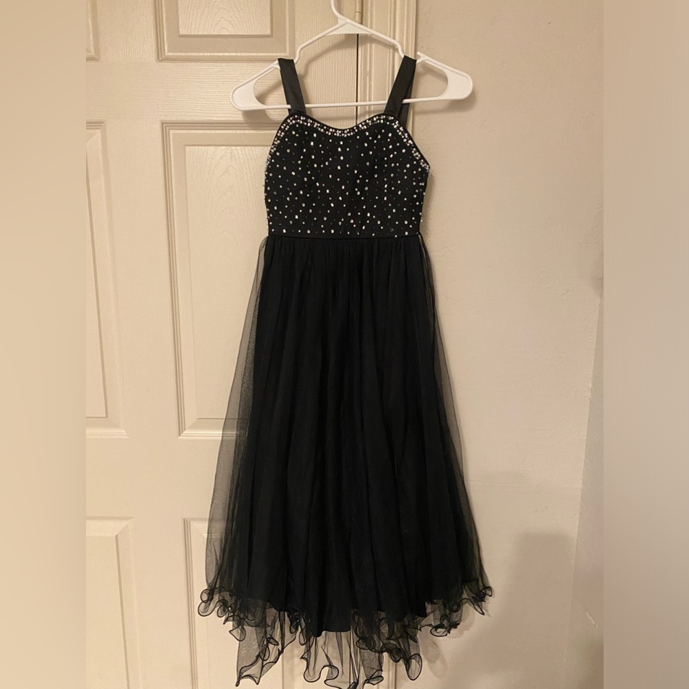 A black formal dress kids